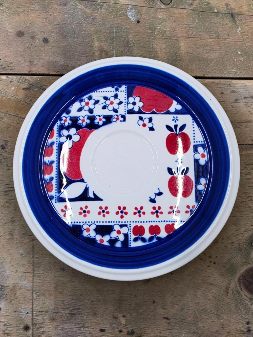 Mikasa Macintosh Pattern Saucer Calico Collection Ceramic Japan
